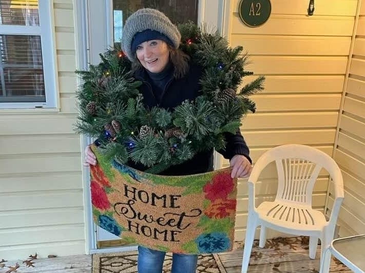 Katie Polk got the keys to her new home just in time for Christmas.