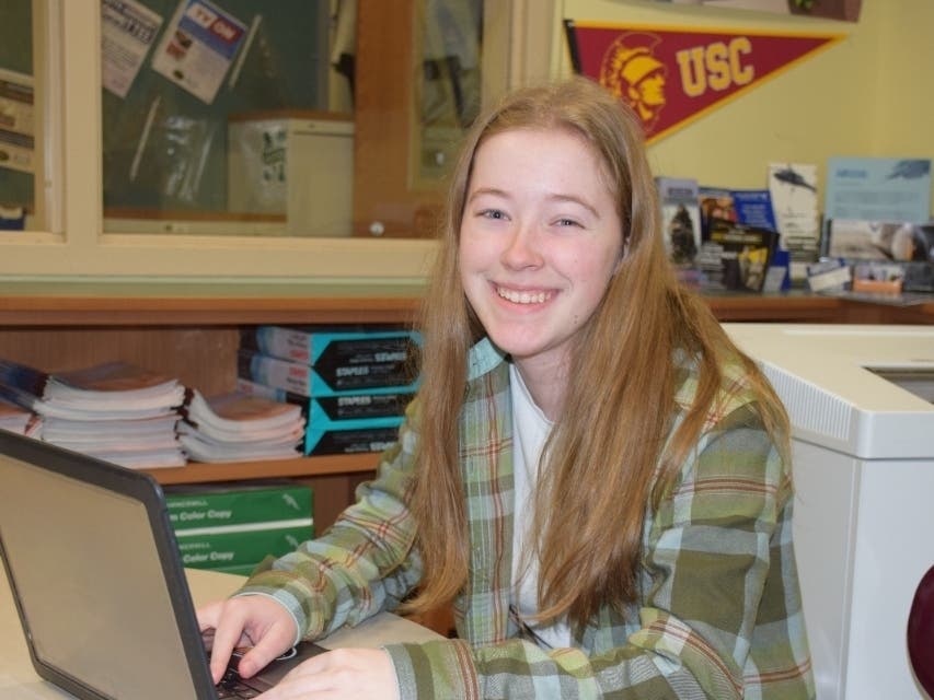 Westhampton Beach High School junior Jessica Curran was recently named a finalist in the Stony Brook University Young Investigators Writing Competition in the category of environmental science.  