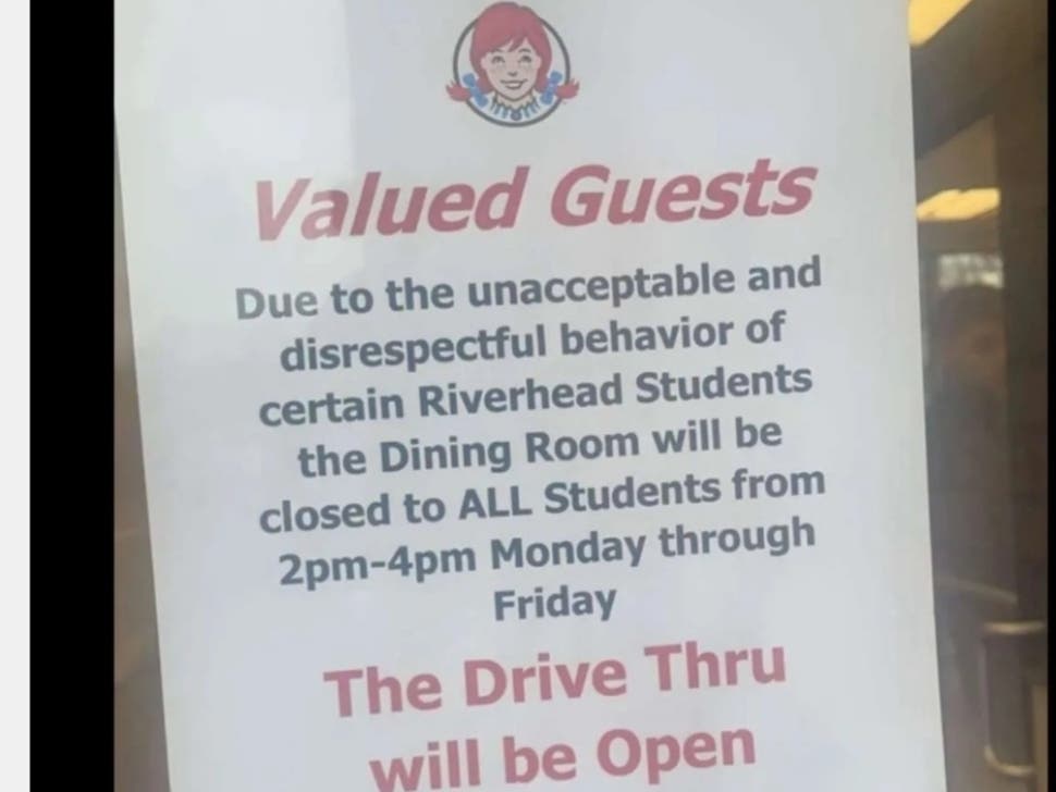 The sign has sparked ire among some residents.