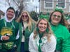 Despite the cold, the 17th Annual Cutchogue St. Patrick's Day Parade drew a festive crowd.