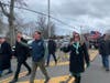 Despite the cold, the 17th Annual Cutchogue St. Patrick's Day Parade drew a festive crowd.