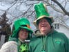 Despite the cold, the 17th Annual Cutchogue St. Patrick's Day Parade drew a festive crowd.