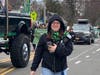 Despite the cold, the 17th Annual Cutchogue St. Patrick's Day Parade drew a festive crowd.