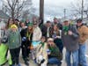 Despite the cold, the 17th Annual Cutchogue St. Patrick's Day Parade drew a festive crowd.