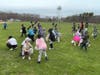 The egg hunt took place on Wednesday.