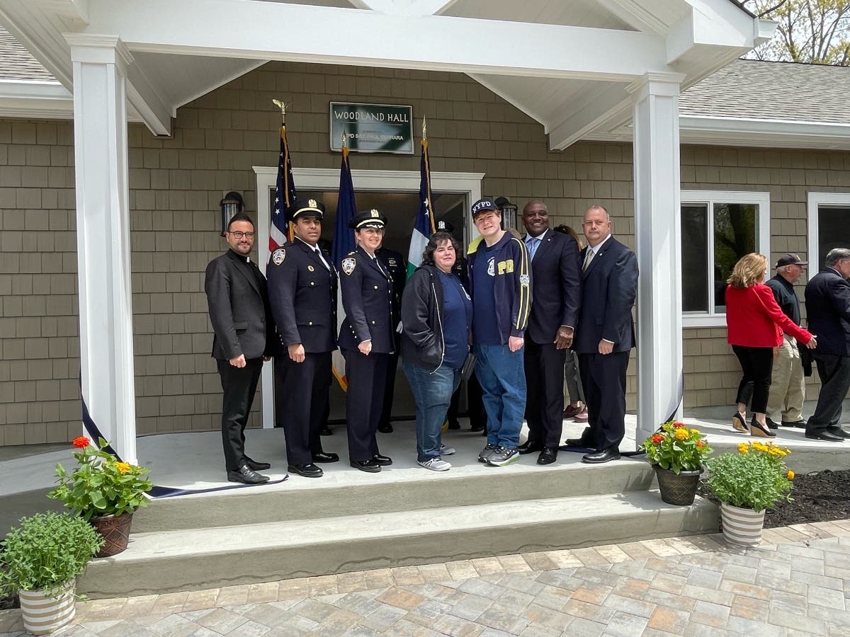""We are so honored to have our newly renovated Woodland Hall dedicated in memory of NYPD Sergeant Paul Ferrara."