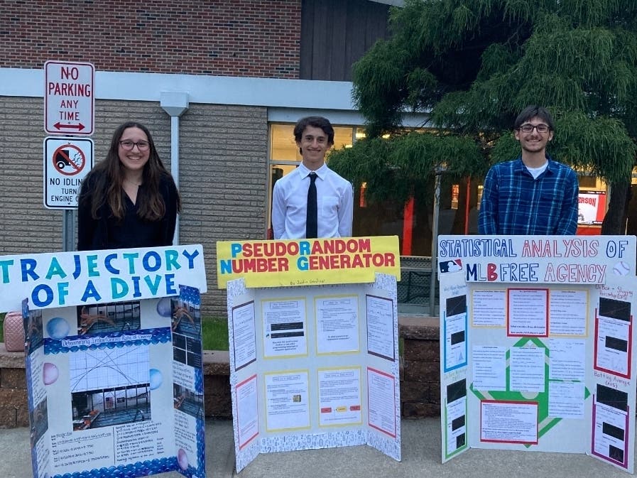 They competed with other high school juniors from across Long Island.