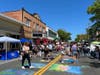 Artists brought their talents to downtown Riverhead for the annual Mosaic Street Painting Festival Sunday.
