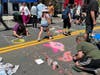 Artists brought their talents to downtown Riverhead for the annual Mosaic Street Painting Festival Sunday.