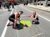 Artists brought their talents to downtown Riverhead for the annual Mosaic Street Painting Festival Sunday.