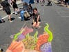 Artists brought their talents to downtown Riverhead for the annual Mosaic Street Painting Festival Sunday.