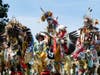 The Shinnecock Indian Powwow featured traditional dance.