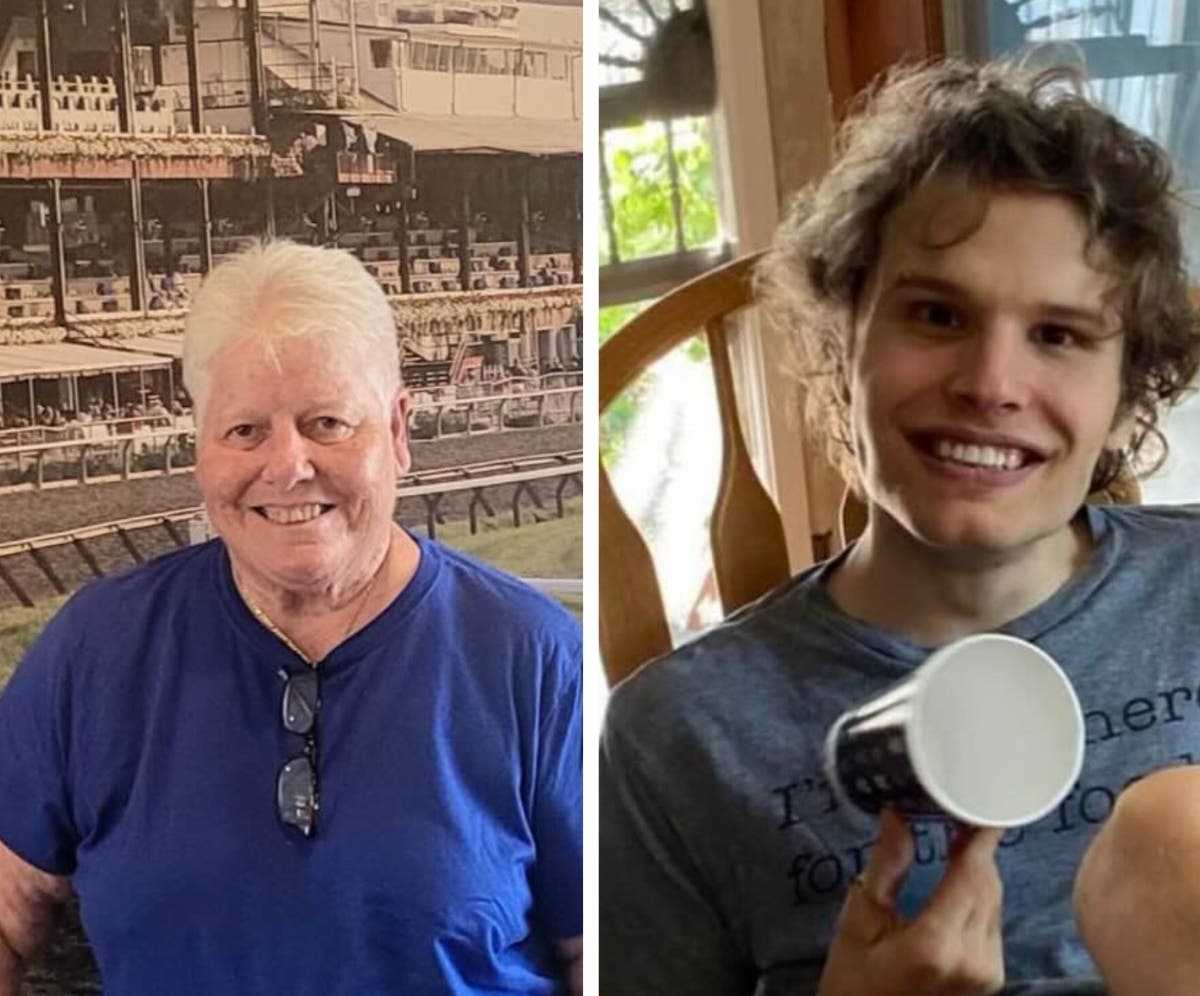 Maddy Calaluzzi of Calverton and Alex Boergesson are the recipients of funds raised at this year's Kait's Angels yard sale.