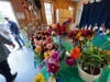 Flower arrangements were also on display.
