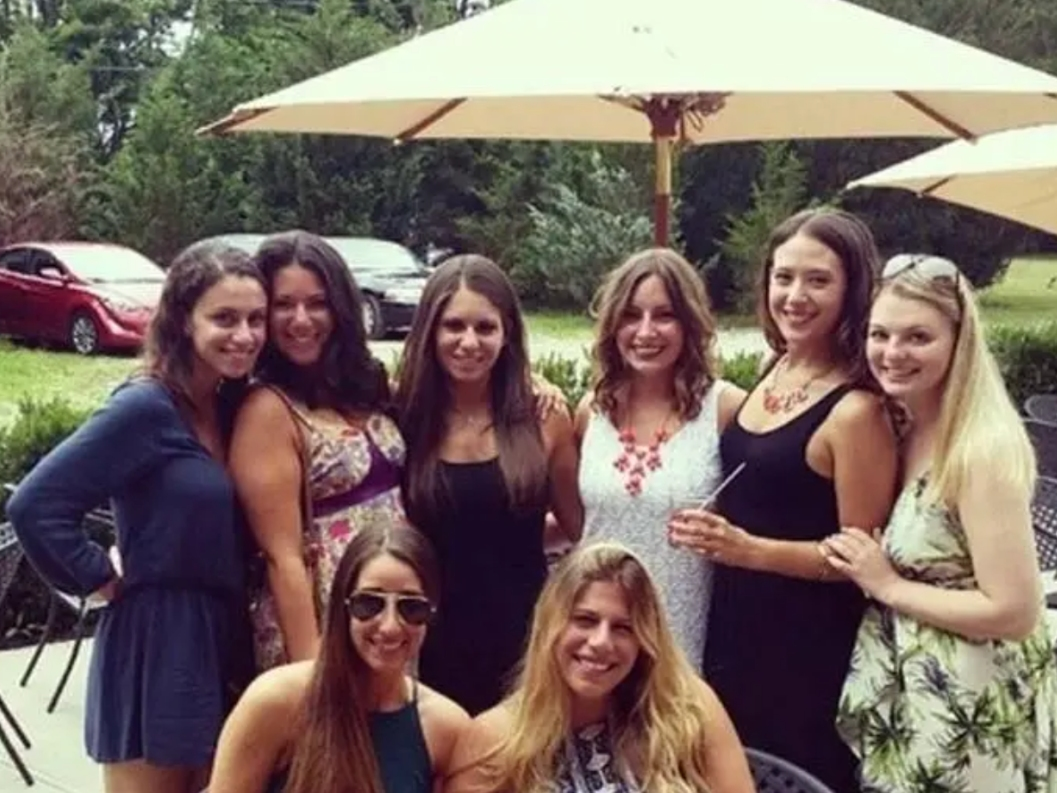 The last photo taken of the young women before what was to be a joyful day turned tragic.