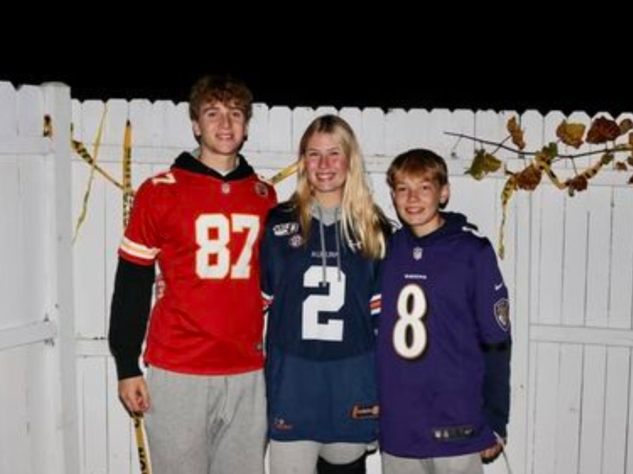 Three teens showed their caring hearts this Halloween.