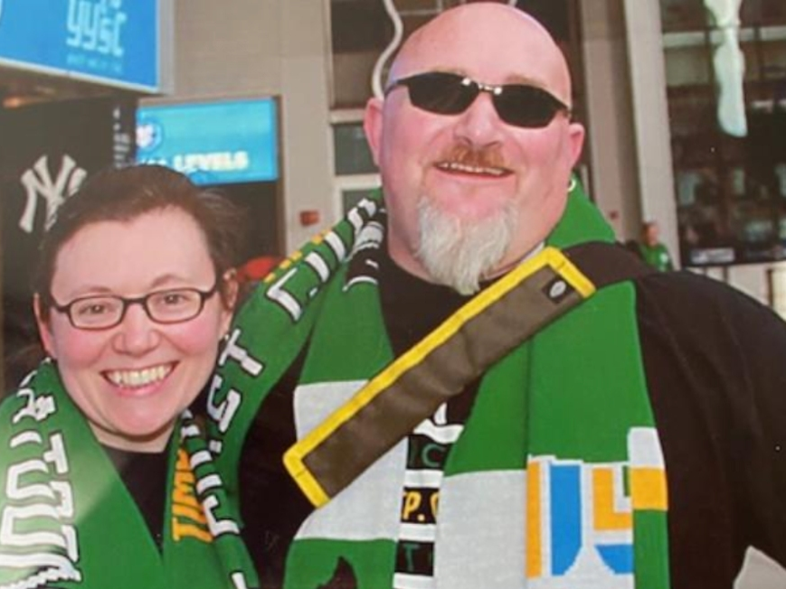 Seamus Naughton and his wife Jessica just marked their 20th wedding anniversary.