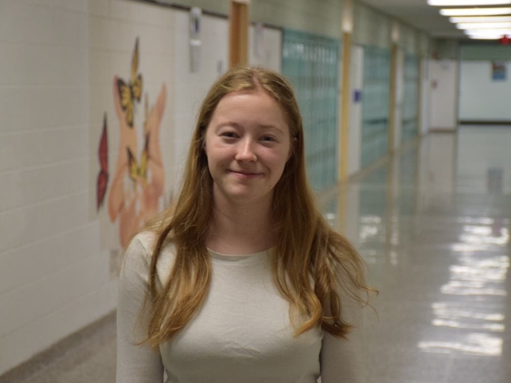 She selected the research project because, she said, seaweed is invasive on Long Island and she wanted to find ways to utilize it as fertilizer. 