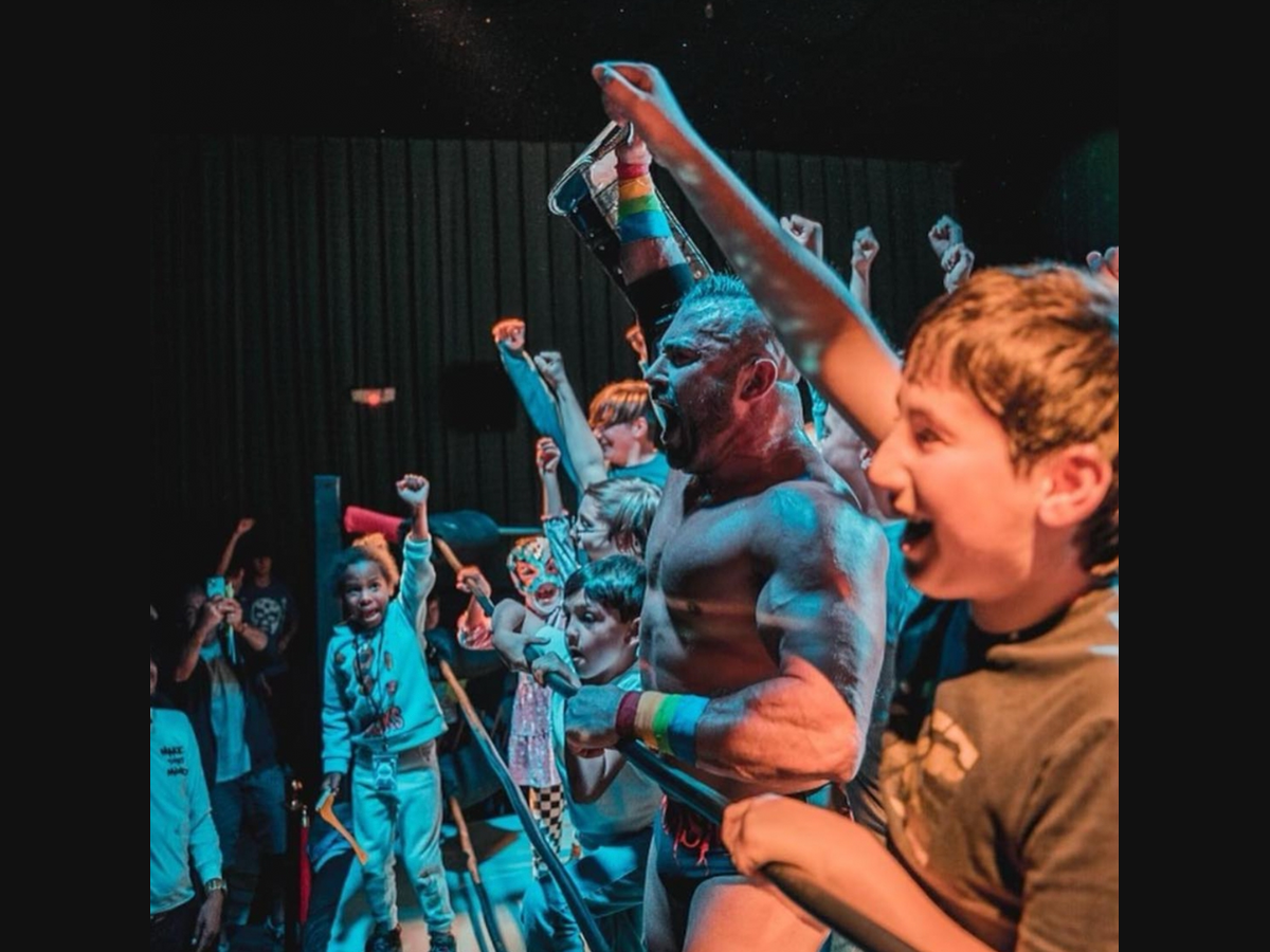 Young and old will enjoy the thrill of live wrestling in Greenport Sunday.