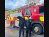Members of the Westhampton Beach Fire Department marched alongside the Dublin Brigade in Ireland recently.