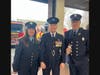 Members of the Westhampton Beach Fire Department marched alongside the Dublin Brigade in Ireland recently.