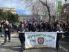 Members of the Westhampton Beach Fire Department marched alongside the Dublin Brigade in Ireland recently.