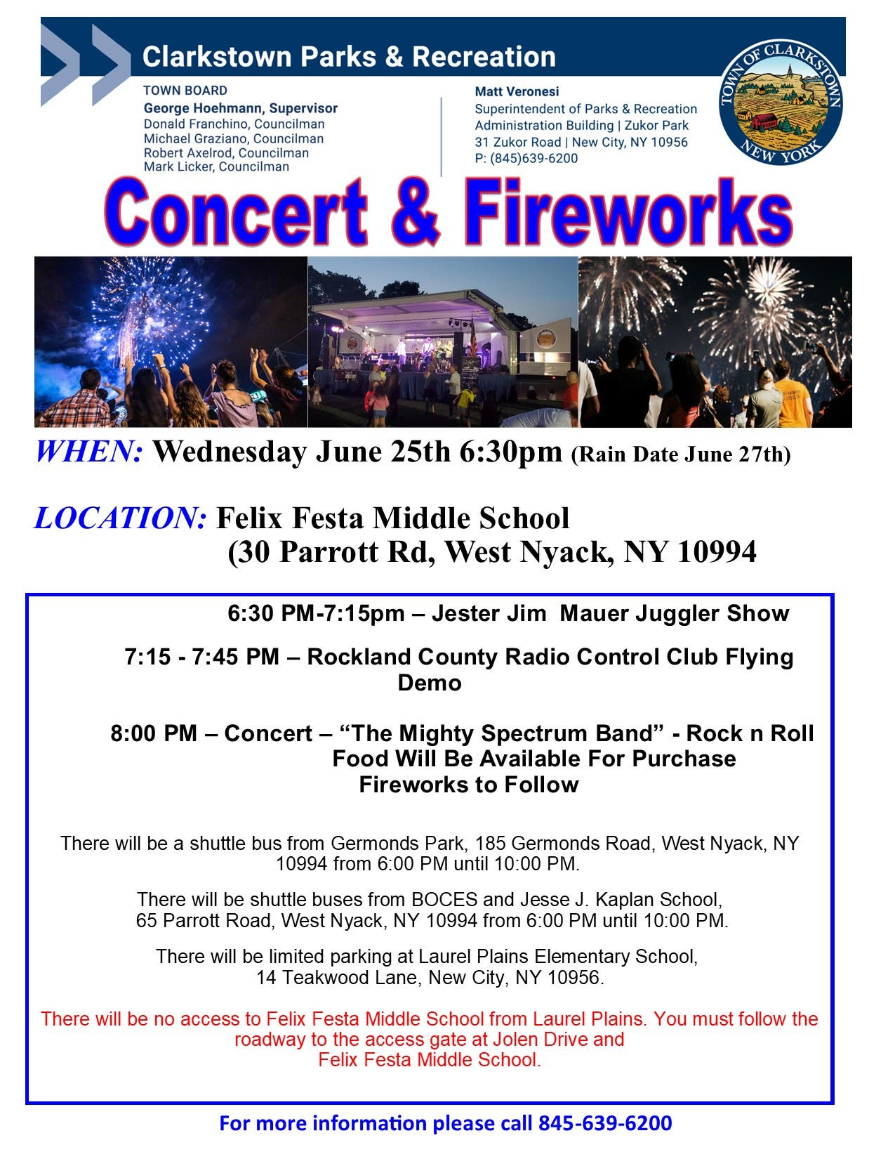 Town of Clarkstown's Independence Day Concert, Firworks