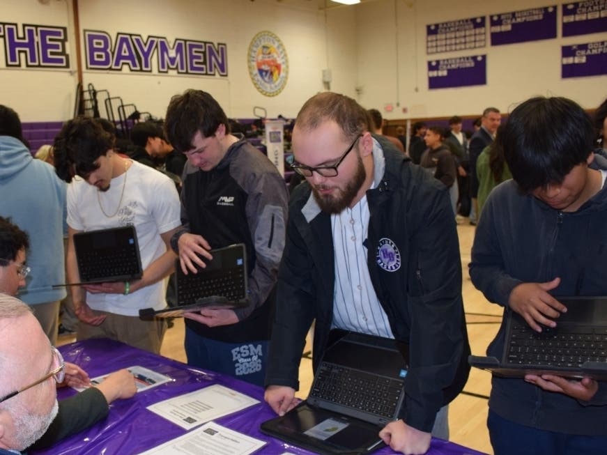 The students participated in a "Bite of Reality" event.