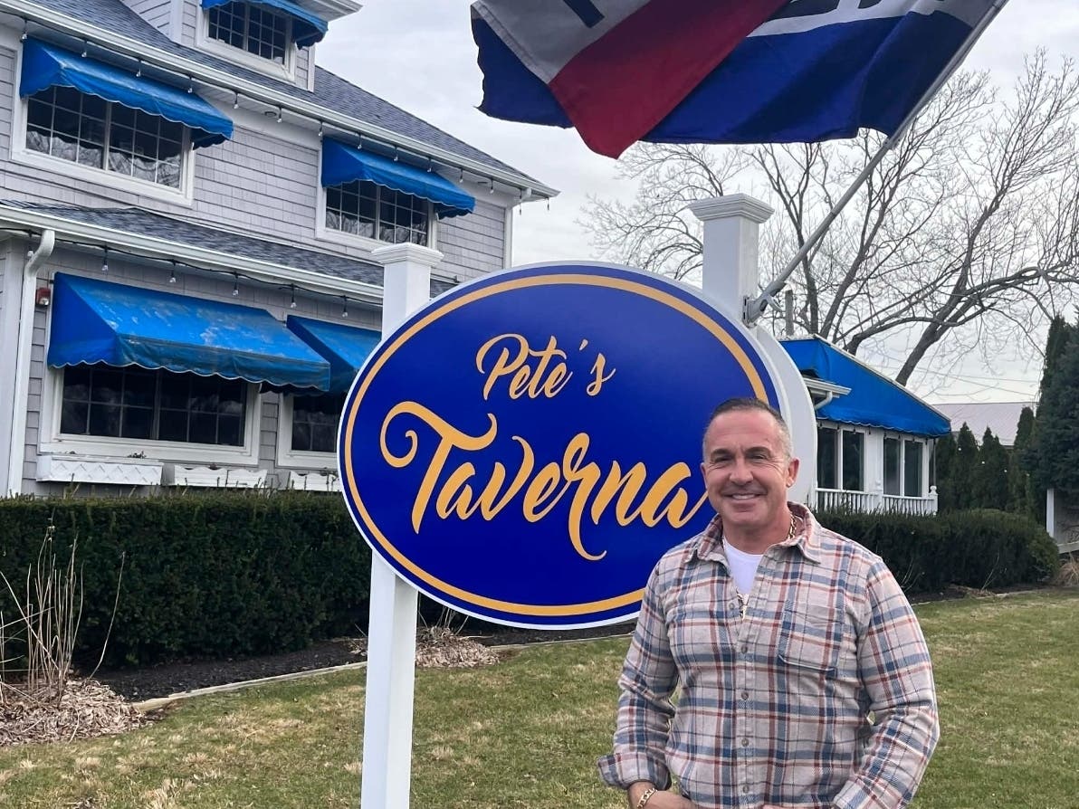 Pete Moutafis hopes to create a space in Riverhead where guests can sit, enjoy Greek food, music and wine — and make memories.