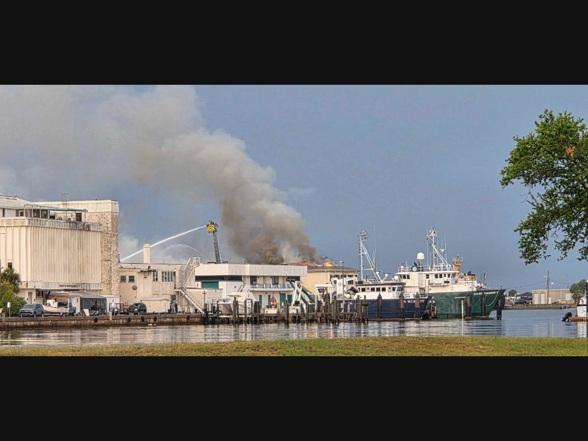 The fire broke out at about 5:20 p.m., campus police said.