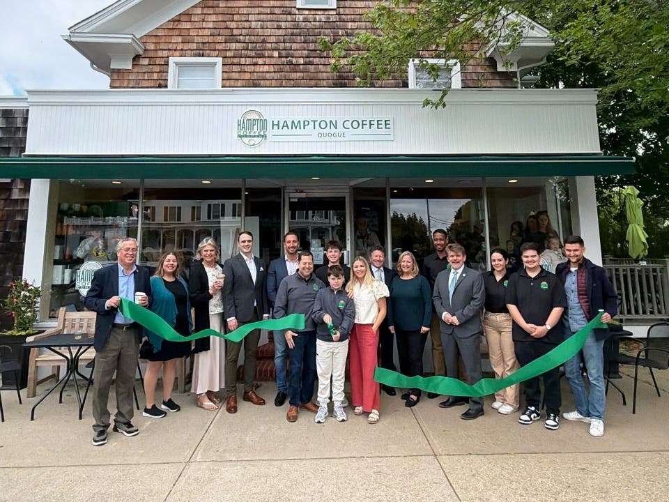 The new location of the Hampton Coffee Company was unveiled at the site of the former Beth's Cafe in Quogue recently.