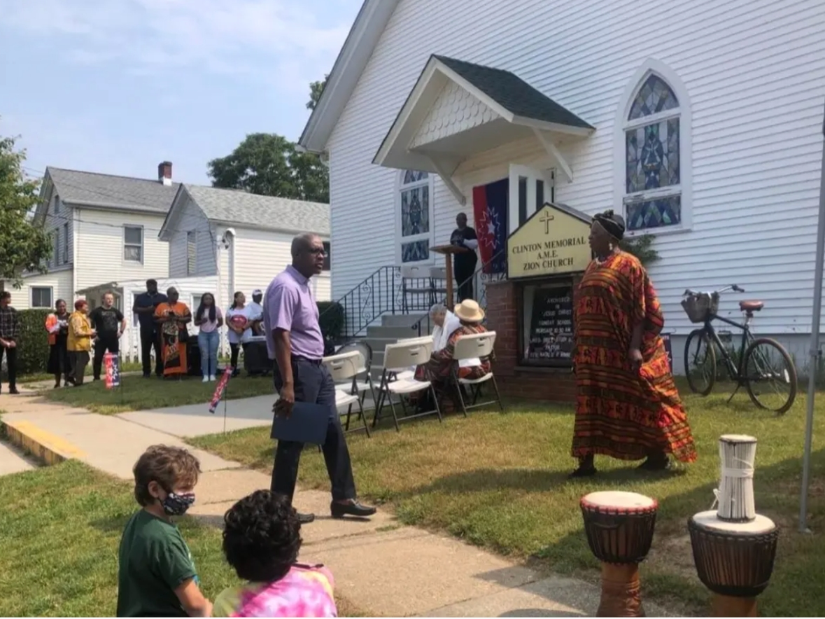 A past Juneteenth event in Greenport.