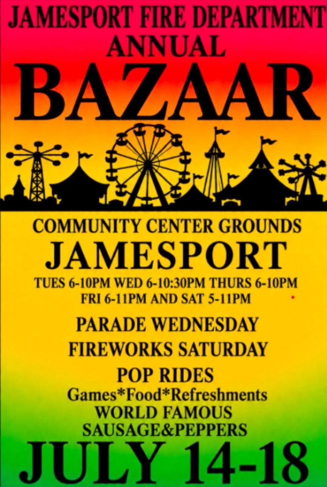 Jamesport Fire Department Bazaar