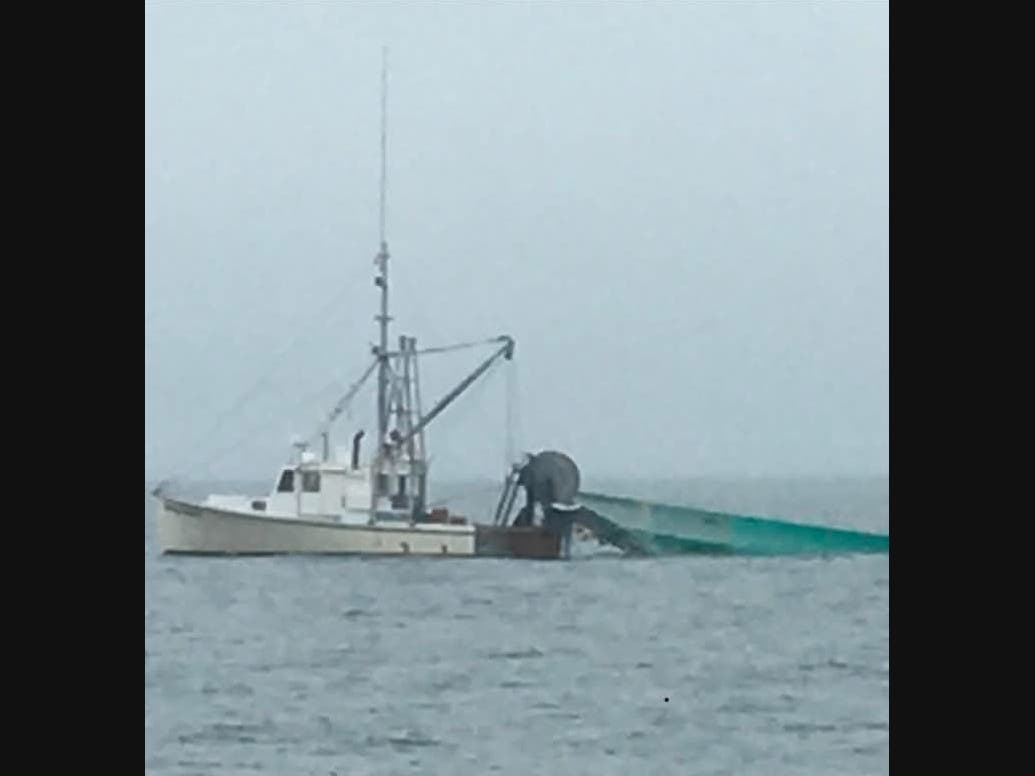 The Miss Alexa, before the vessel sank off Montauk.