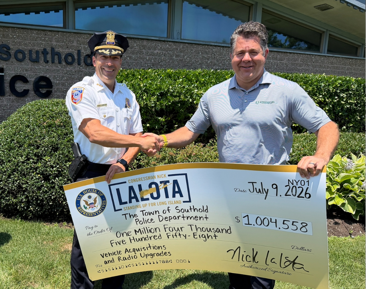 The funds will be used for new radios and police cars.