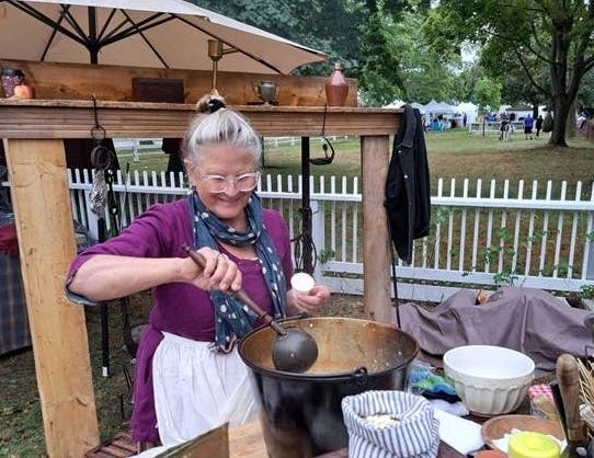 Historic cook Diane Schwindt.