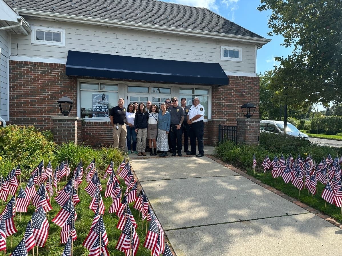The effort in the town to sound the horns and sirens was coordinated locally through the Southampton Town Fire  Chiefs Council, officials said.