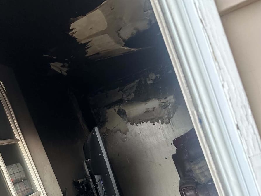 The fire broke out Thursday afternoon, officials said.