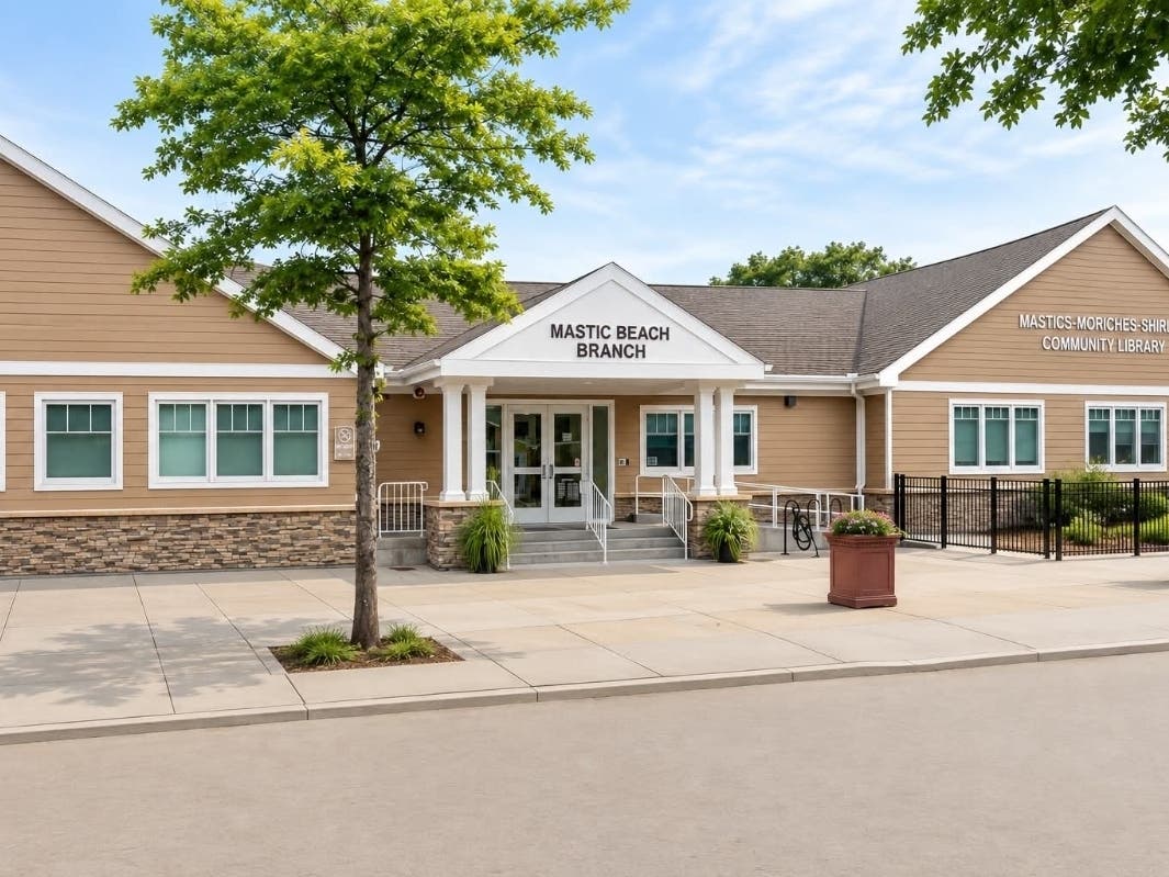 The Mastic Beach branch is now operating under a new schedule to due safety concerns, officials told Patch.