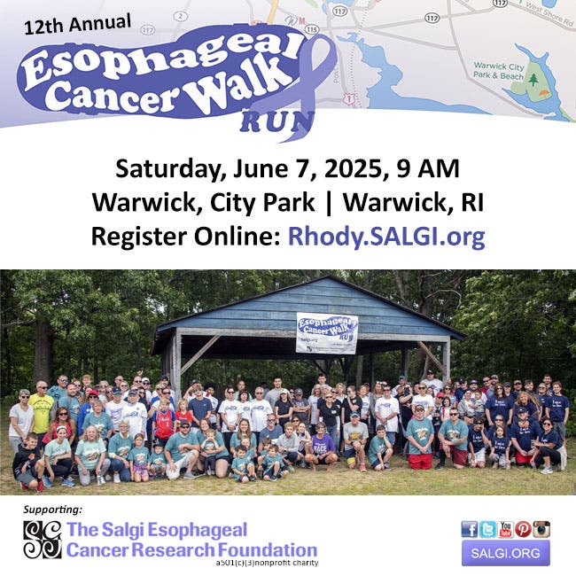 Rhode Island's 14th Annual Esophageal Cancer Walk/Run