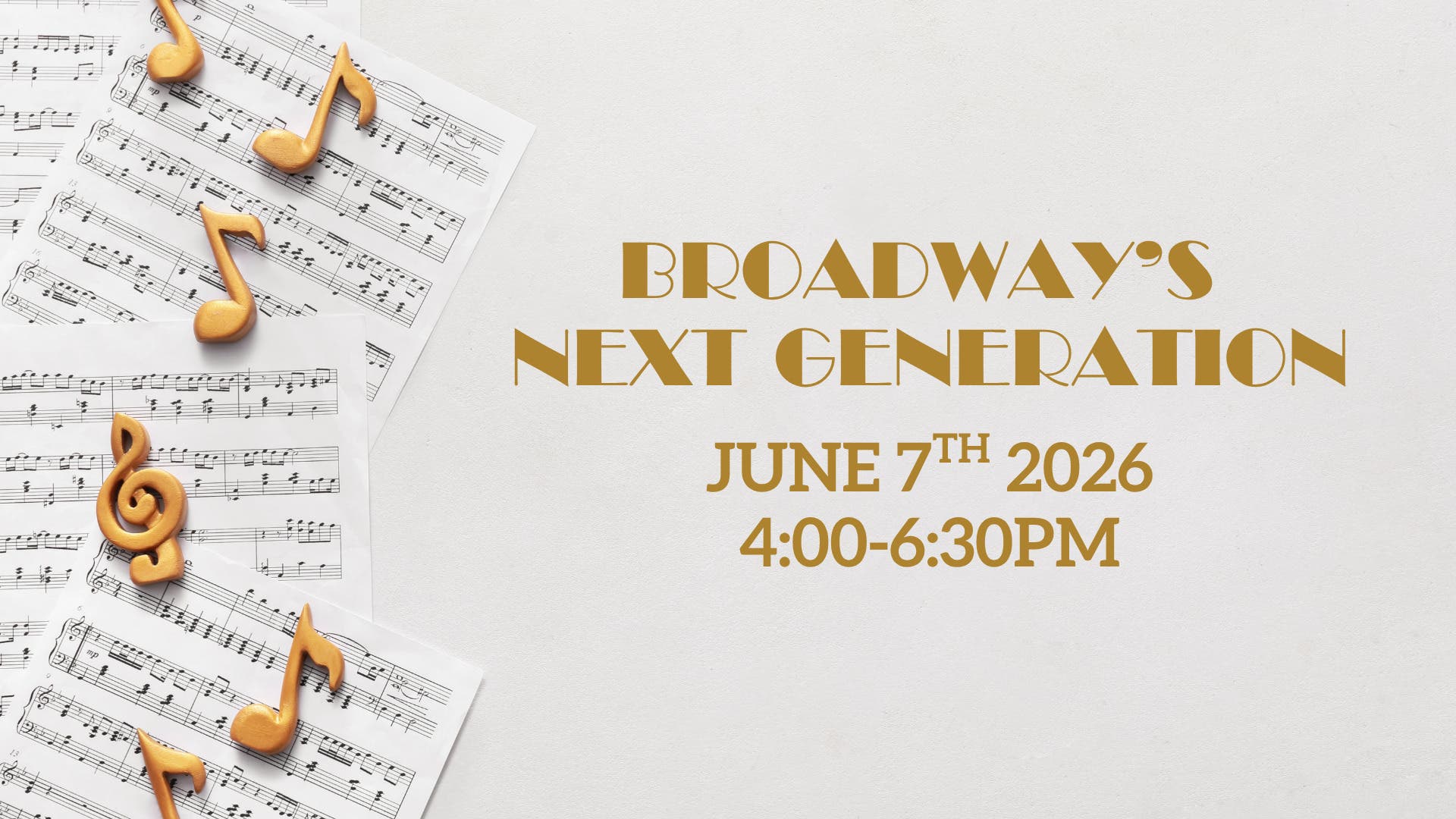 Broadway's Next Generation: Senior Youth Group Fundraising Concert