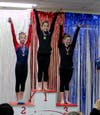 New Canaan gymnast Anna Altier was the Level 7 vault champion for her age group at the 2019 YMCA CT States Meet