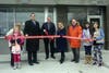 Ribbon Cutting with McDonald's Owner Carlos Morales , Huntington Town officials & Huntington Area Girl scouts