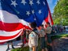 Flag Raising Ceremony by Troop 205