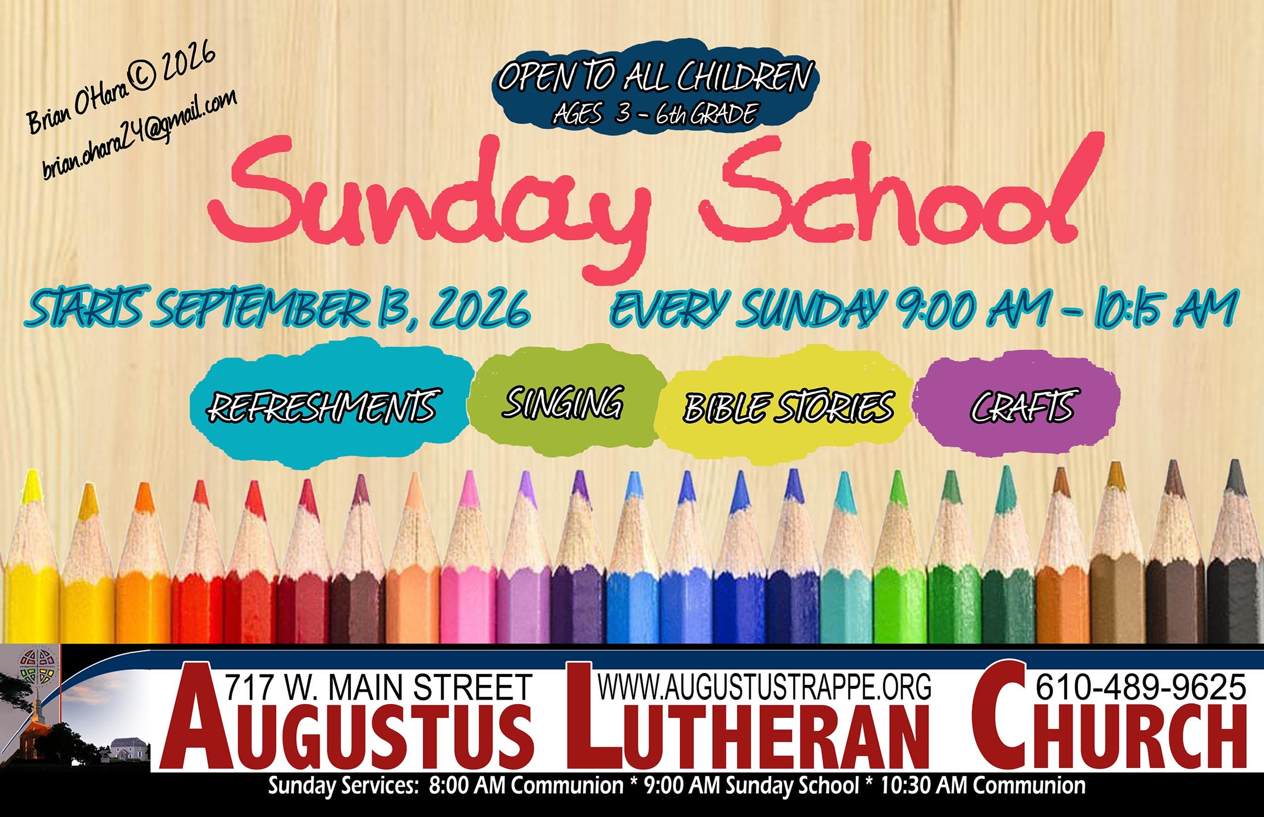 Sunday School – AUGUSTUS LUTHERAN CHURCH