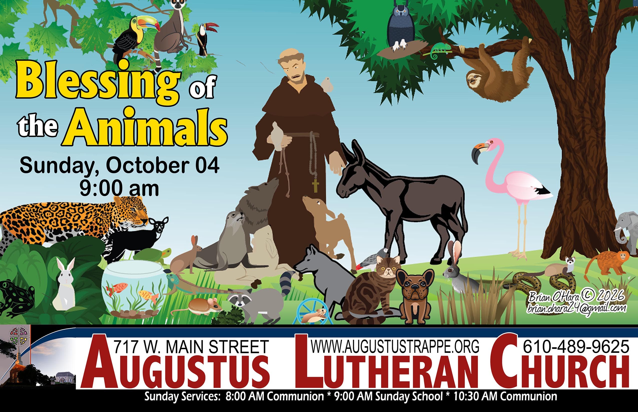 Blessing of the Animals – AUGUSTUS LUTHERAN CHURCH
