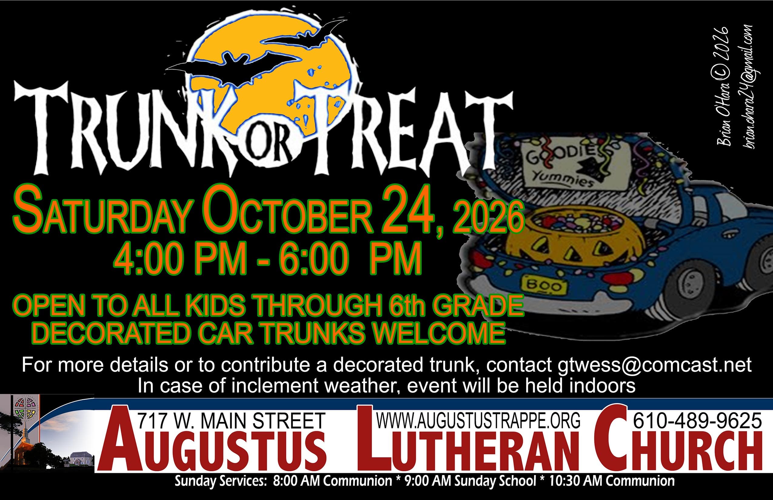 Trunk or Treat – AUGUSTUS LUTHERAN CHURCH