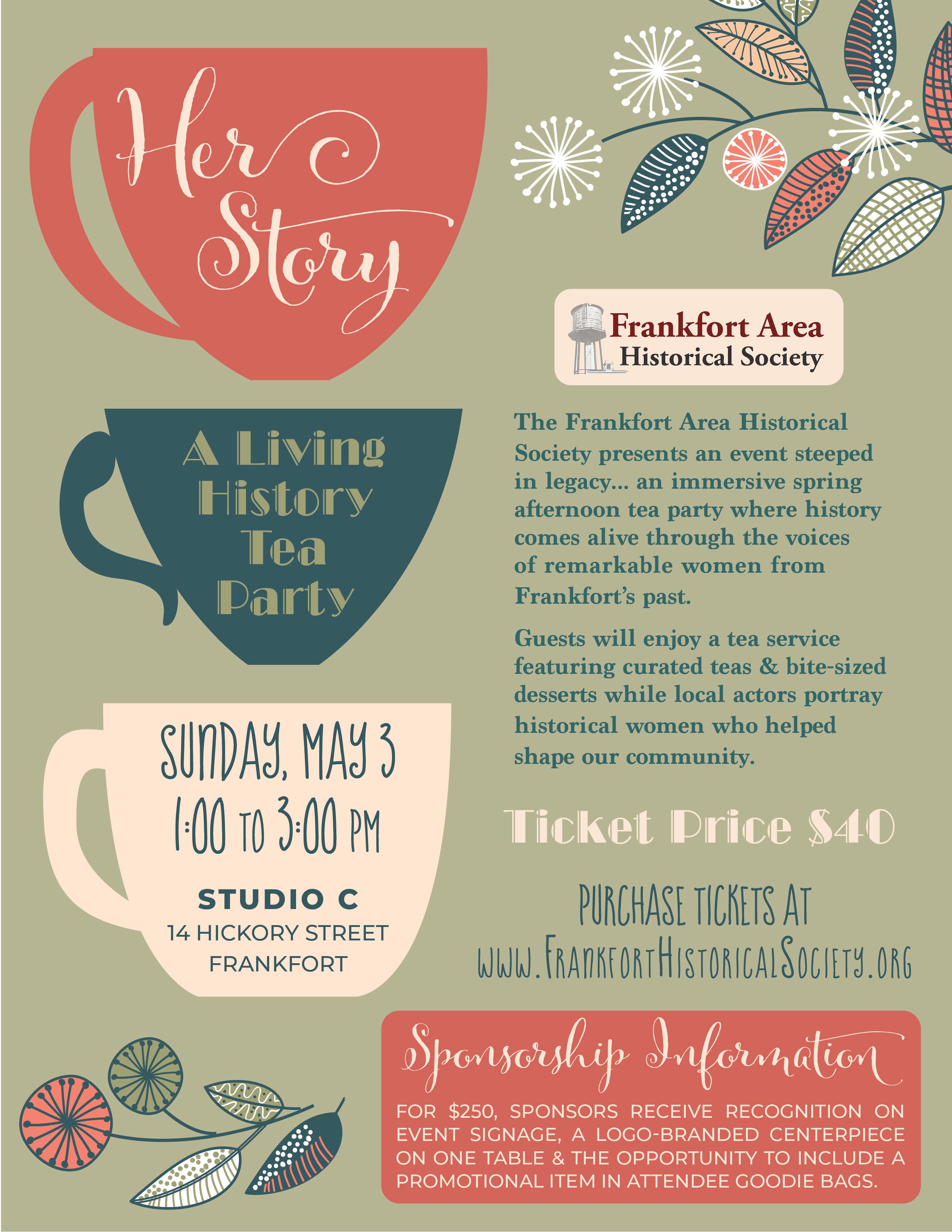 HerStory  - A Living History Tea Party