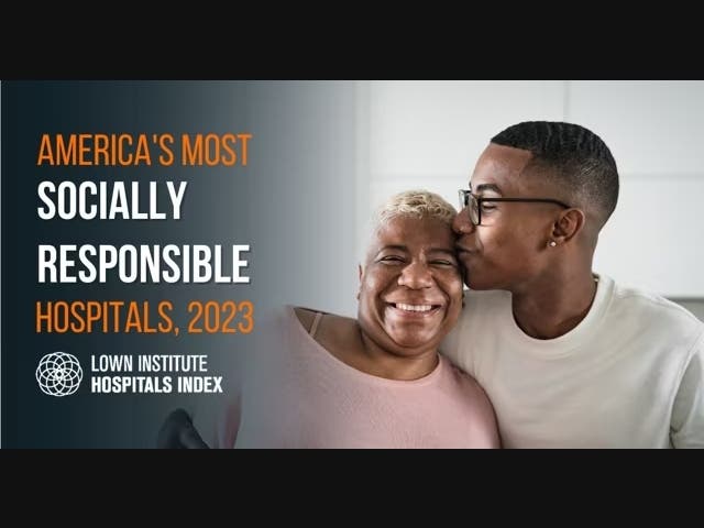 The Lown Institute’s 2023-24 Hospitals Index for Social Responsibility recognized Griffin Hospital in Derby as Connecticut’s most socially responsible hospital.