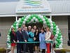 Griffin Hospital School of Allied Health Careers Executive Dean Amanda Bell, center right, and former Stone Academy student Anna Jarjura, center left, cut the ribbon on the school's new Naugatuck Campus.